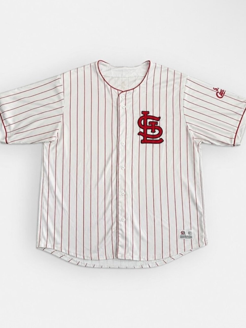 Vintage St. Louis Cardinals True Fan Striped Jersey